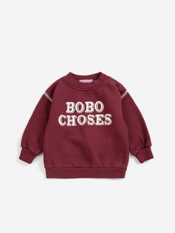 Світшот Bobo Choses "Bobo Choses Embossed", бордовий B226AB099aw26 фото