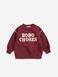 Світшот Bobo Choses "Bobo Choses Embossed", бордовий B226AB099aw26 фото 1