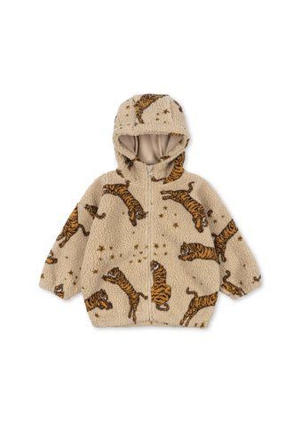 Флісова куртка Konges Slojd JODY TEDDY "TIGER", бежевий KS106048aw26 фото