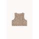 Топ Tinycottons "Animal Print", бежевий/коричневий SS26-282 фото 2
