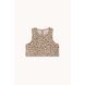 Топ Tinycottons "Animal Print", бежевий/коричневий SS26-282 фото 1