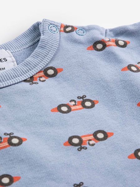 Світшот Bobo Choses "Race Car", блакитний 38733226 фото