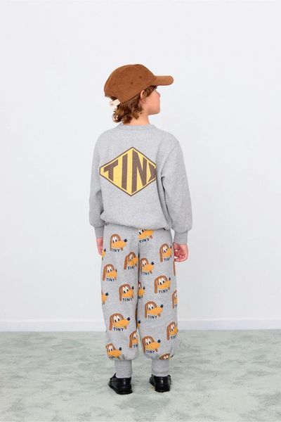 Світшот Tinycottons "DIAMOND TINY GRAPHIC", сірий AW25-297 фото