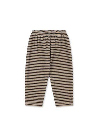 Флісові штани Konges Slojd TAVI "STRIPE LA MER", бежевий/чорний KS106289aw26 фото