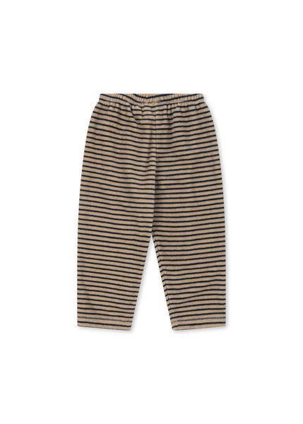 Флісові штани Konges Slojd TAVI "STRIPE LA MER", бежевий/чорний KS106289aw26 фото