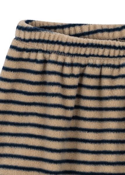 Флісові штани Konges Slojd TAVI "STRIPE LA MER", бежевий/чорний KS106289aw26 фото