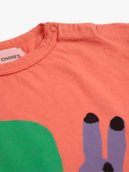 Футболка Bobo Choses "Funny Snail", червоний B125AB012 фото