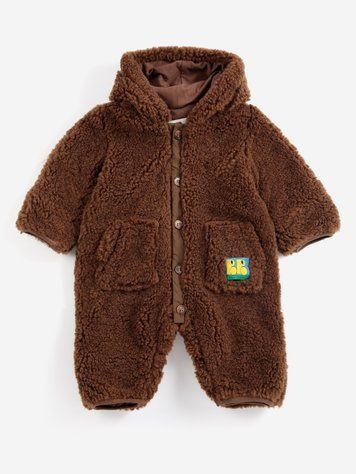 Комбінезон Bobo Choses "Bobo Choses sheepskin", коричневий B226AB033-aw26 фото