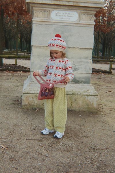 Кардиган Konges Slojd BELOU "HEART", різнокольоровий KS105906aw26 фото