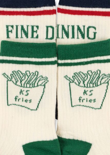 Набір шкарпеток Konges Slojd "RIB FRIES", молочний KS10522717 фото