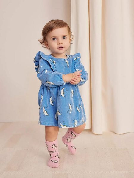 Сукня Bobo Choses Baby "Beneath the Moon", блакитний B224AB083 фото