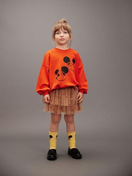 Спідниця MINI RODINI "Dotted tulle", червоний/бежевий 38725482 фото