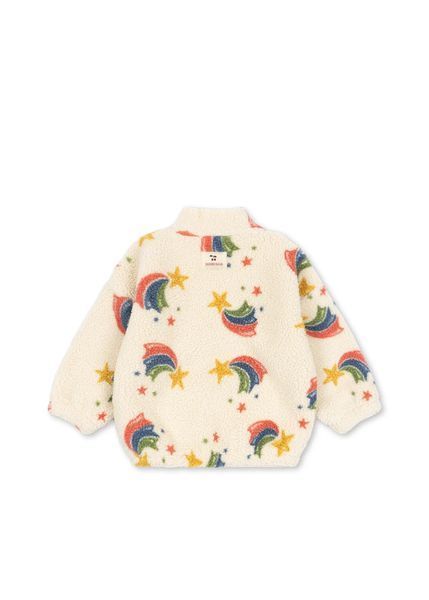 Флісова куртка Konges Slojd JODY TEDDY "RAINBOW STAR", молочний KS106047aw26 фото