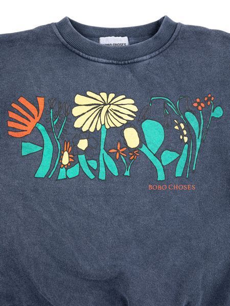 Світшот Bobo Choses "Color Herbalist", темно-синій B126AC042SS26 фото