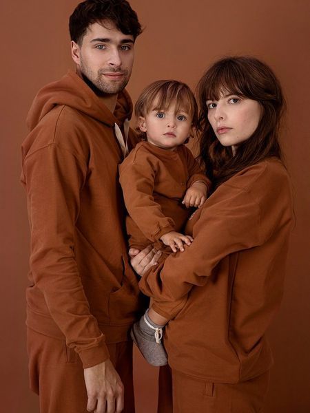 Худі Gray Label, коричневий TOP090 фото