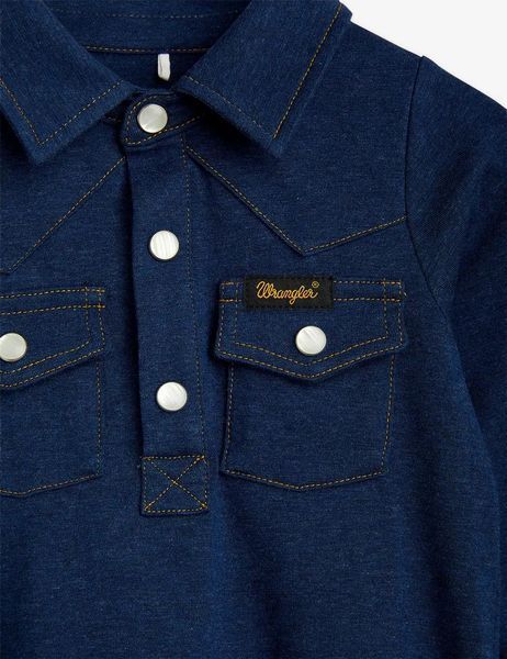 Боді MINI RODINI х WRANGLER "PEACE DOVE", синій 2384010060 фото