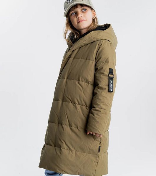 Пуховик NUNUNU "HOODED TRENCH", бежевий 36163533 фото