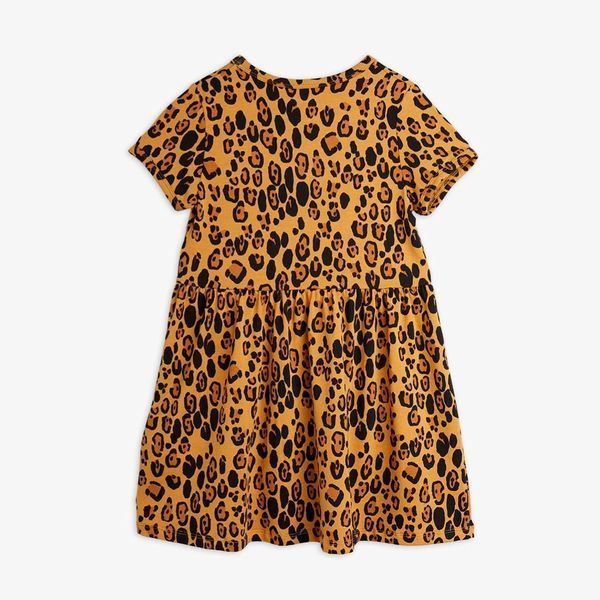 Сукня MINI RODINI "Basic leopard", бежевий 1000008213SS26 фото