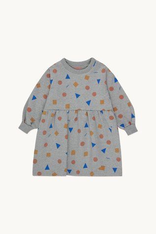 Сукня Tinycottons "GEOMETRIC", сірий AW24-076 фото