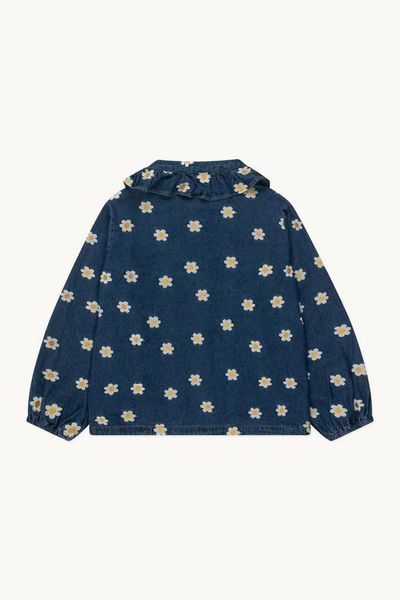 Блузка Tinycottons "DENIM DAISY", синій AW24-238 фото