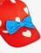Кепка MINI RODINI "HEARTS BOW", червоний 35572113 фото 2