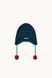 Шапка Tinycottons &ldquo;POMPOM EARFLAP&rdquo;, синій AW26-137-U05 фото 1